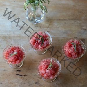 Watermelon and Tarragon Granita